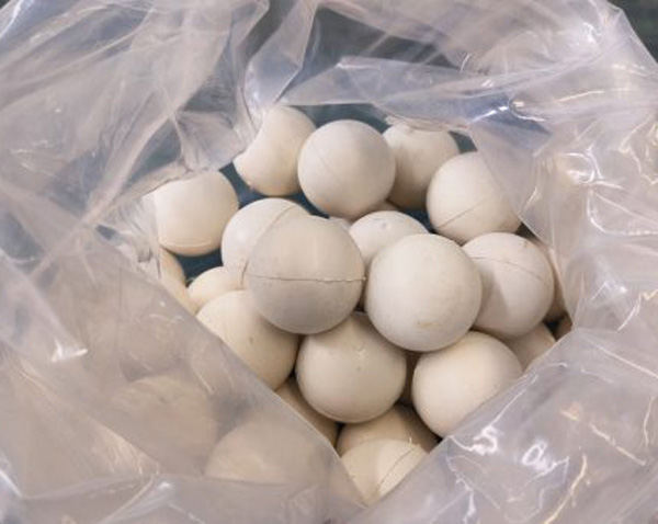 Mesh Cleaning Balls Rubber 1